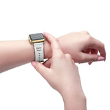 Apple Watch Armband "Palermo" aus Kunstleder – personalisierbar & kompatibel mit allen Modellen - Bandstil