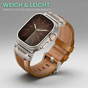 BandStil Apple Watch Lederarmband "Rom" – Ultra & Series 1 - 11 - Bandstil