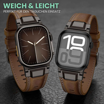 BandStil Apple Watch Lederarmband "Rom" – Ultra & Series 1 - 11 - Bandstil