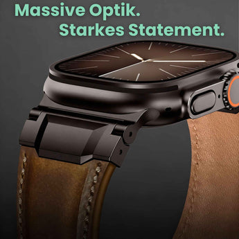 BandStil Apple Watch Lederarmband "Rom" – Ultra & Series 1 - 11 - Bandstil