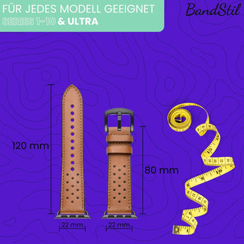 BandStil Apple Watch Lederarmband "Turin" - Bandstil