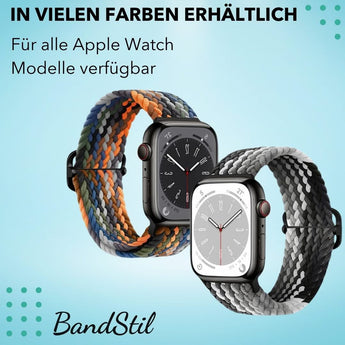BandStil Apple Watch Nylonarmband "Miami Bicolor" - Bandstil