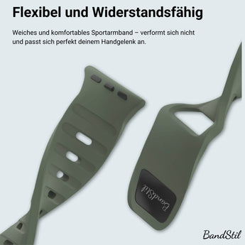 BandStil Apple Watch Silikonarmband "Auckland" - Bandstil