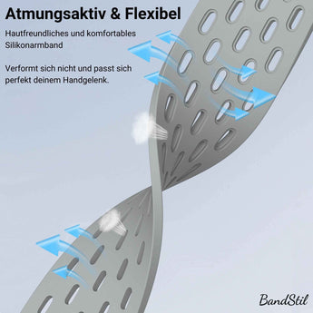 BandStil Apple Watch Silikonarmband "Brisbane" - Bandstil