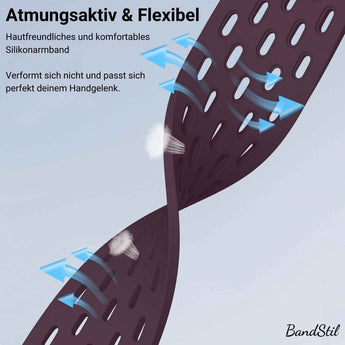 BandStil Apple Watch Silikonarmband "Brisbane" - Bandstil