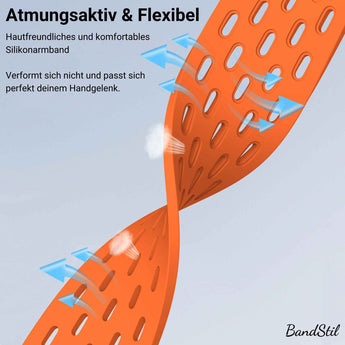 BandStil Apple Watch Silikonarmband "Brisbane" - Bandstil