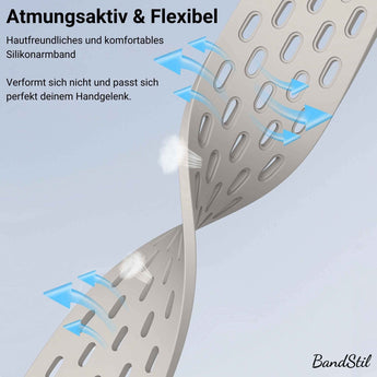 BandStil Apple Watch Silikonarmband "Brisbane" - Bandstil
