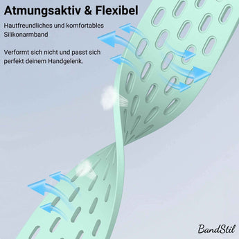 BandStil Apple Watch Silikonarmband "Brisbane" - Bandstil