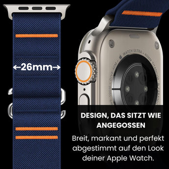 BandStil Apple Watch Stoffarmband "Chicago" - Bandstil