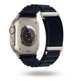 BandStil Apple Watch Stoffarmband „Tampa“ mit Doppelhaken - Schließe - Bandstil