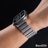 BandStil Apple Watch Titan - Hybrid Gliederarmband "Porto" mit Magnetverschluss - Bandstil