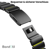 BandStil Apple Watch Titan - Hybrid Gliederarmband "Porto" mit Magnetverschluss - Bandstil