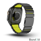BandStil Apple Watch Titan - Hybrid Gliederarmband "Porto" mit Magnetverschluss - Bandstil