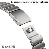 BandStil Apple Watch Titan - Hybrid Gliederarmband "Porto" mit Magnetverschluss - Bandstil