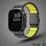 BandStil Apple Watch Titan - Hybrid Gliederarmband "Porto" mit Magnetverschluss - Bandstil