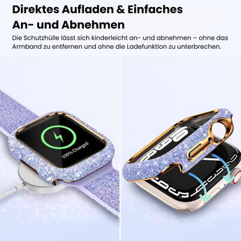 Funkelnde Apple Watch Schutzhülle - Bandstil