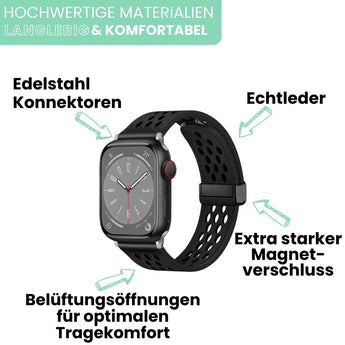 BandStil Apple Watch Lederarmband "Bergamo" - Bandstil