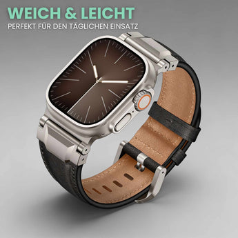 BandStil Apple Watch Lederarmband "Rom" – Ultra & Series 1 - 11 - Bandstil