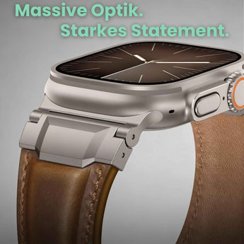 BandStil Apple Watch Lederarmband "Rom" – Ultra & Series 1 - 11 - Bandstil