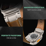 BandStil Apple Watch Lederarmband "Rom" – Ultra & Series 1 - 11 - Bandstil