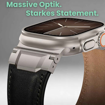 BandStil Apple Watch Lederarmband "Rom" – Ultra & Series 1 - 11 - Bandstil