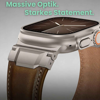 BandStil Apple Watch Lederarmband "Rom" – Ultra & Series 1 - 11 - Bandstil