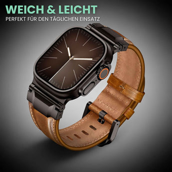 BandStil Apple Watch Lederarmband "Rom" – Ultra & Series 1 - 11 - Bandstil