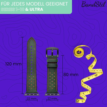 BandStil Apple Watch Lederarmband "Turin" - Bandstil