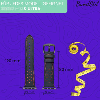 BandStil Apple Watch Lederarmband "Turin" - Bandstil