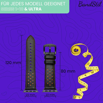 BandStil Apple Watch Lederarmband "Turin" - Bandstil