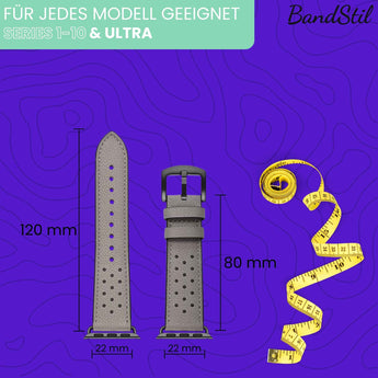 BandStil Apple Watch Lederarmband "Turin" - Bandstil