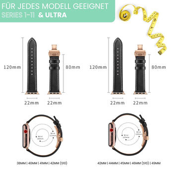 BandStil Apple Watch Lederarmband "Venedig" - Bandstil
