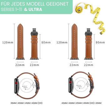 BandStil Apple Watch Lederarmband "Venedig" - Bandstil