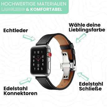 BandStil Apple Watch Lederarmband "Venedig" - Bandstil