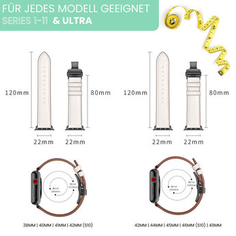 BandStil Apple Watch Lederarmband "Venedig" - Bandstil