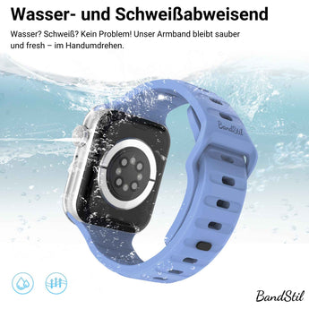 BandStil Apple Watch Silikonarmband "Auckland" - Bandstil