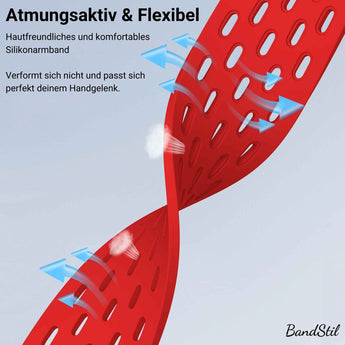 BandStil Apple Watch Silikonarmband "Brisbane" - Bandstil