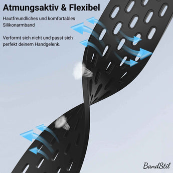BandStil Apple Watch Silikonarmband "Brisbane" - Bandstil