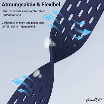 BandStil Apple Watch Silikonarmband "Brisbane" - Bandstil