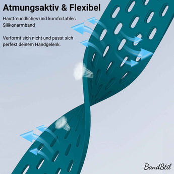 BandStil Apple Watch Silikonarmband "Brisbane" - Bandstil
