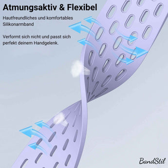 BandStil Apple Watch Silikonarmband "Brisbane" - Bandstil