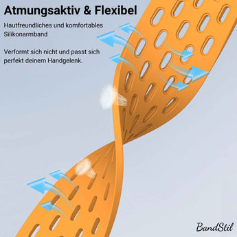 BandStil Apple Watch Silikonarmband "Brisbane" - Bandstil