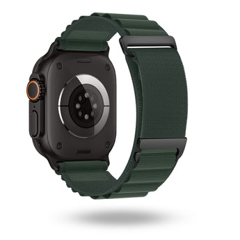 BandStil Apple Watch Stoffarmband „Tampa“ mit Doppelhaken - Schließe - Bandstil