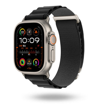 BandStil Apple Watch Stoffarmband „Tampa“ mit Doppelhaken - Schließe - Bandstil