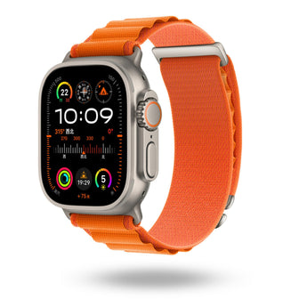 BandStil Apple Watch Stoffarmband „Tampa“ mit Doppelhaken - Schließe - Bandstil
