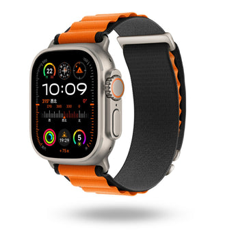 BandStil Apple Watch Stoffarmband „Tampa“ mit Doppelhaken - Schließe - Bandstil