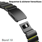 BandStil Apple Watch Titan - Hybrid Gliederarmband "Porto" mit Magnetverschluss - Bandstil