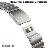 BandStil Apple Watch Titan - Hybrid Gliederarmband "Porto" mit Magnetverschluss - Bandstil