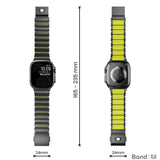 BandStil Apple Watch Titan - Hybrid Gliederarmband "Porto" mit Magnetverschluss - Bandstil