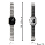 BandStil Apple Watch Titan - Hybrid Gliederarmband "Porto" mit Magnetverschluss - Bandstil
